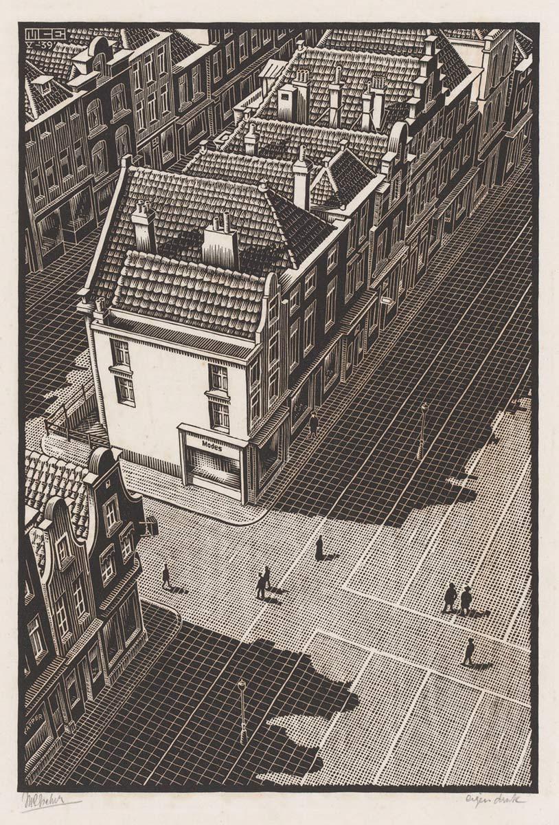 Delft in houtsneden